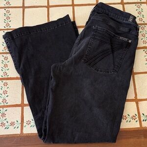 7 for all Mankind Dojo Tailorless in black rose